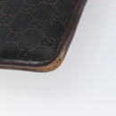 GUCCI GG Canvas Shoulder Bag Black Silver 27639 Auth ep15846-14