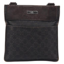 GUCCI GG Canvas Shoulder Bag Black Silver 27639 Auth ep15846-2