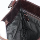 GUCCI GG Canvas Shoulder Bag Black Silver 27639 Auth ep15846-21