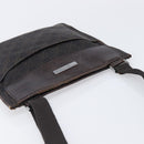 GUCCI GG Canvas Shoulder Bag Black Silver 27639 Auth ep15846-6