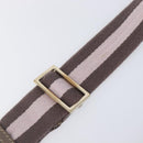 GUCCI GG Canvas Sherry Line Shoulder Bag Beige Gold 181092 Auth ep15849-15