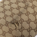 GUCCI GG Canvas Sherry Line Shoulder Bag Beige Gold 181092 Auth ep15849-20