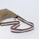 GUCCI GG Canvas Sherry Line Shoulder Bag Beige Gold 181092 Auth ep15849-9