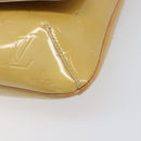 LOUIS VUITTON Monogram Vernis Thompson Street Bag Beige M91301 LV Auth ep15853A-16