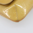 LOUIS VUITTON Monogram Vernis Thompson Street Bag Beige M91301 LV Auth ep15853A-17