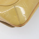 LOUIS VUITTON Monogram Vernis Thompson Street Bag Beige M91301 LV Auth ep15853A-19