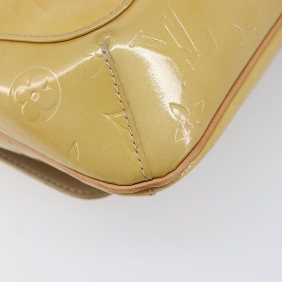 LOUIS VUITTON Monogram Vernis Thompson Street Bag Beige M91301 LV Auth ep15853A