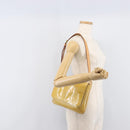 LOUIS VUITTON Monogram Vernis Thompson Street Bag Beige M91301 LV Auth ep15853A-26