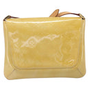 LOUIS VUITTON Monogram Vernis Thompson Street Bag Beige M91301 LV Auth ep15853A-3