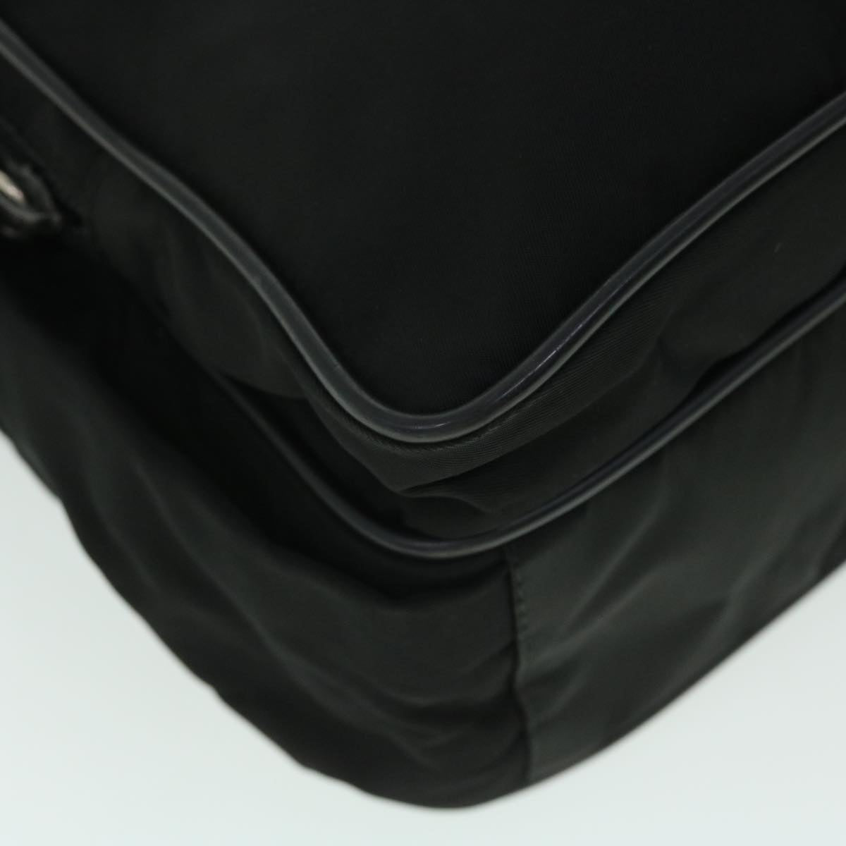 PRADA Shoulder Bag Nylon Black Auth ep1586