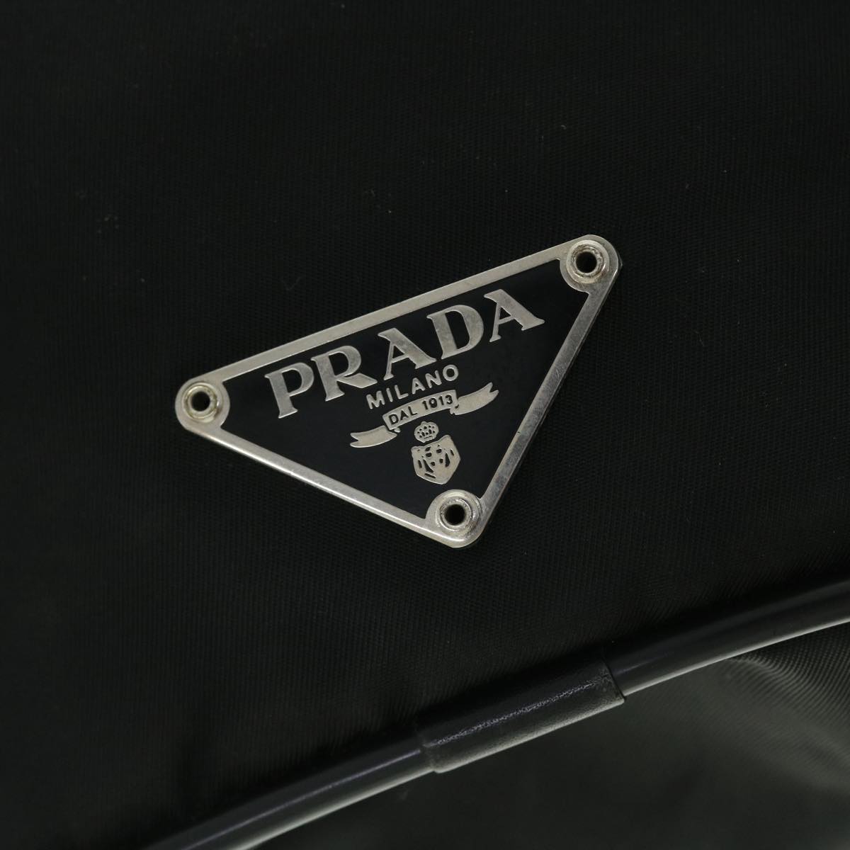 PRADA Shoulder Bag Nylon Black Auth ep1586