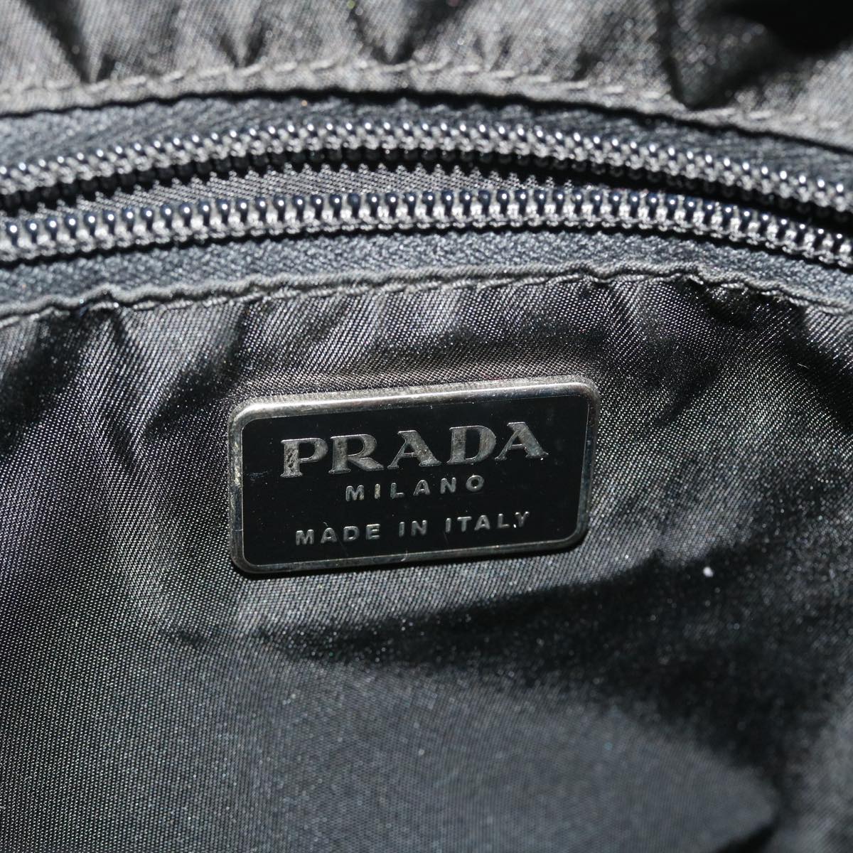 PRADA Shoulder Bag Nylon Black Auth ep1586