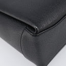 GUCCI Bamboo Hand Bag Leather Black Gold 000 926 0175 Auth ep15867A-11