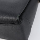 GUCCI Bamboo Hand Bag Leather Black Gold 000 926 0175 Auth ep15867A-12