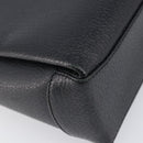 GUCCI Bamboo Hand Bag Leather Black Gold 000 926 0175 Auth ep15867A-13