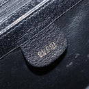 GUCCI Bamboo Hand Bag Leather Black Gold 000 926 0175 Auth ep15867A-16