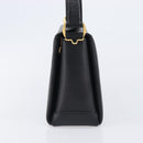 GUCCI Bamboo Hand Bag Leather Black Gold 000 926 0175 Auth ep15867A-4