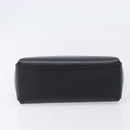 GUCCI Bamboo Hand Bag Leather Black Gold 000 926 0175 Auth ep15867A-9