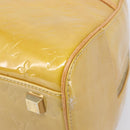 LOUIS VUITTON Monogram Vernis Tompkins Square Bag Beige M91149 LV Auth ep15870-15