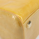 LOUIS VUITTON Monogram Vernis Tompkins Square Bag Beige M91149 LV Auth ep15870-16