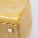LOUIS VUITTON Monogram Vernis Tompkins Square Bag Beige M91149 LV Auth ep15870-17