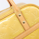 LOUIS VUITTON Monogram Vernis Tompkins Square Bag Beige M91149 LV Auth ep15870-19