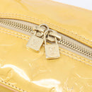 LOUIS VUITTON Monogram Vernis Tompkins Square Bag Beige M91149 LV Auth ep15870-22