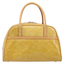 LOUIS VUITTON Monogram Vernis Tompkins Square Bag Beige M91149 LV Auth ep15870-13