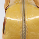 LOUIS VUITTON Monogram Vernis Tompkins Square Bag Beige M91149 LV Auth ep15870-4