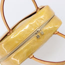 LOUIS VUITTON Monogram Vernis Tompkins Square Bag Beige M91149 LV Auth ep15870-7