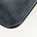 GUCCI GG Supreme Sherry Line Shoulder Bag PVC Black 599521 Auth ep15871A-15