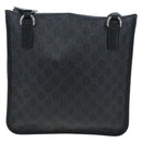 GUCCI GG Supreme Sherry Line Shoulder Bag PVC Black 599521 Auth ep15871A-3