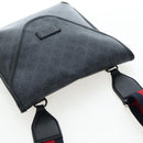 GUCCI GG Supreme Sherry Line Shoulder Bag PVC Black 599521 Auth ep15871A-6