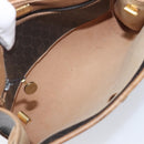 Christian Dior Honeycomb Canvas Shoulder Bag PVC Black Gold Auth ep15874-22