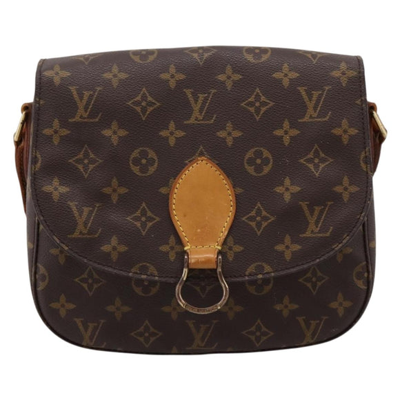 LOUIS VUITTON Monogram Saint Cloud GM Shoulder Bag M51242 LV Auth ep15880