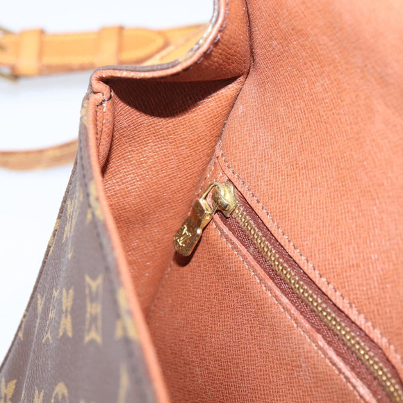 LOUIS VUITTON Monogram Saint Cloud GM Shoulder Bag M51242 LV Auth ep15880