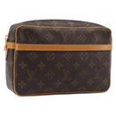 LOUIS VUITTON Monogram Compiegne 23 Clutch Bag M51847 LV Auth ep15881-1