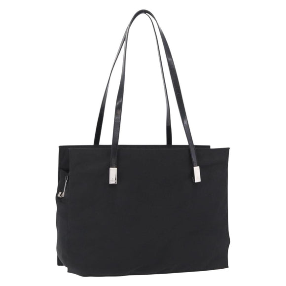 GUCCI Shoulder Bag Canvas Black Silver 001 3264 Auth ep15886