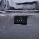 GUCCI Shoulder Bag Canvas Black Silver 001 3264 Auth ep15886-18