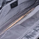 GUCCI Shoulder Bag Canvas Black Silver 001 3264 Auth ep15886-10