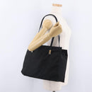 GUCCI Shoulder Bag Canvas Black Silver 001 3264 Auth ep15886-28