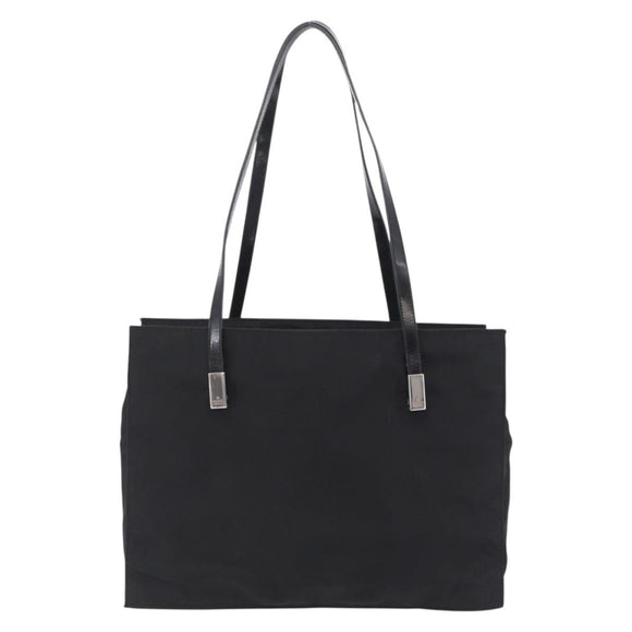 GUCCI Shoulder Bag Canvas Black Silver 001 3264 Auth ep15886