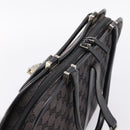 GUCCI GG Canvas Hand Bag Black Silver 002 1072 Auth ep15889-6