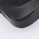 GUCCI GG Canvas Jackie Shoulder Bag Black Silver 001 3306 Auth ep15894-14