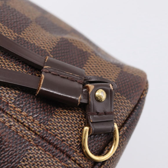 LOUIS VUITTON Damier Ebene Neverfull PM Tote Bag N51109 LV Auth ep15899