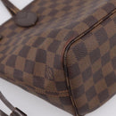 LOUIS VUITTON Damier Ebene Neverfull PM Tote Bag N51109 LV Auth ep15899-18