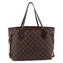 LOUIS VUITTON Damier Ebene Neverfull PM Tote Bag N51109 LV Auth ep15899-2