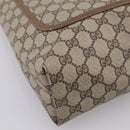GUCCI GG Supreme Web Sherry Line Tote Bag Beige Gold 39 02003 Auth ep15903-14