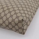 GUCCI GG Supreme Web Sherry Line Tote Bag Beige Gold 39 02003 Auth ep15903-15