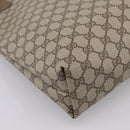 GUCCI GG Supreme Web Sherry Line Tote Bag Beige Gold 39 02003 Auth ep15903-16